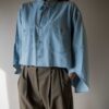 &II upcycled: The detailed sleeve denim shirt - Size up to 42