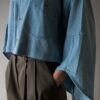 &II upcycled: The detailed sleeve denim shirt - Size up to 42 - Image 7
