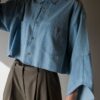 &II upcycled: The detailed sleeve denim shirt - Size up to 42 - Image 3