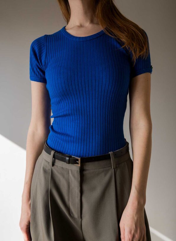 The kobalt blue 1970’s tee - Size XS - Image 3