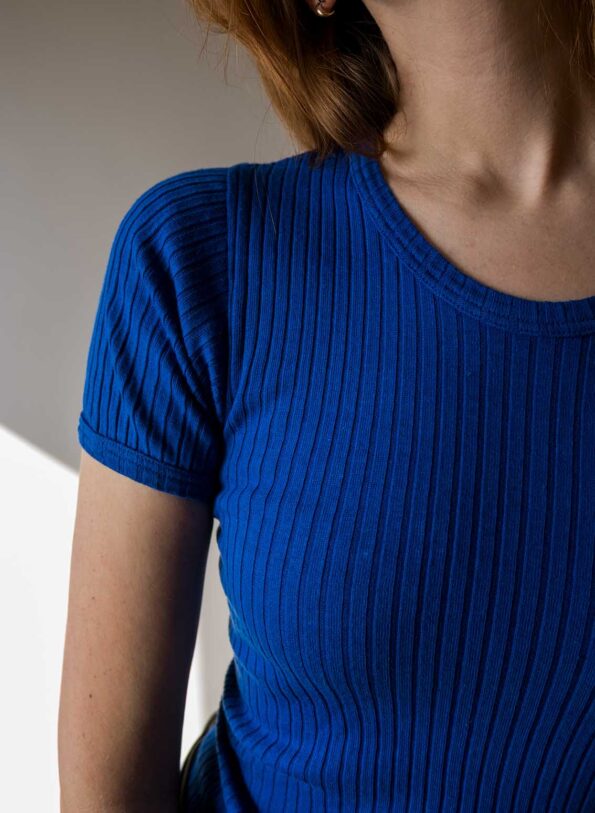 The kobalt blue 1970’s tee - Size XS - Image 5