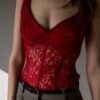 The lace red bustier - Size 38 up to 40 - Image 3