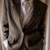 The 100% silk dark brown blazer - Size up to 40 - Image 2