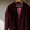&II Upcycled: The Deep wine red suede cropped jacket - Size up to 42 - Image 4