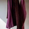 &II Upcycled: The Deep wine red suede cropped jacket - Size up to 42 - Image 8