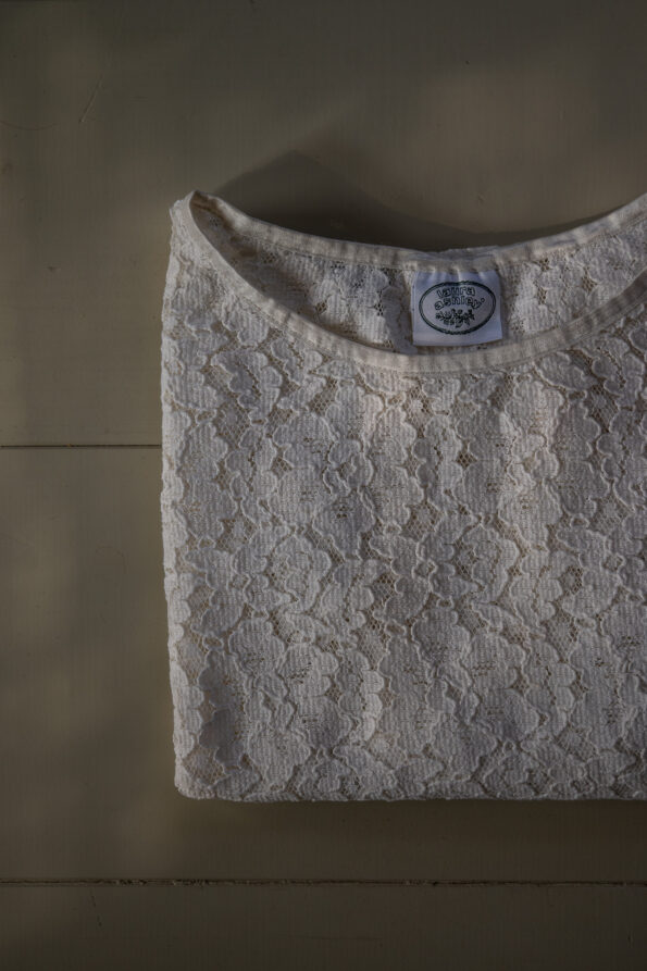 The vintage LAURA ASHLEY lace top - Size up to XS - Image 4