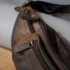 The brown bum bag