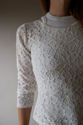 The vintage LAURA ASHLEY lace top - Size up to XS