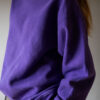 The deep purple vintage cotton sweat shirt - size up to XL