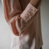 The soft pink detailed top - Size up to M