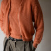 The knitted twin set with turtle and cardigan - Size up to S