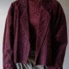 &II Upcycled: The Deep wine red suede cropped jacket - Size up to 42 - Image 7