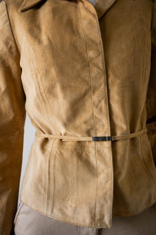 The 100% suede minimalistic jacket - Size up to S - Image 3