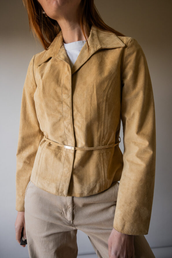 The 100% suede minimalistic jacket - Size up to S - Image 2