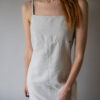 The beige cotton strap dress - Size up to 38 - Image 5
