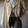 The light yellow pied de poule jacket - Size up to 40