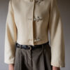 &II upcycled: The cropped white wool jacket - Size up to 36 - Image 5