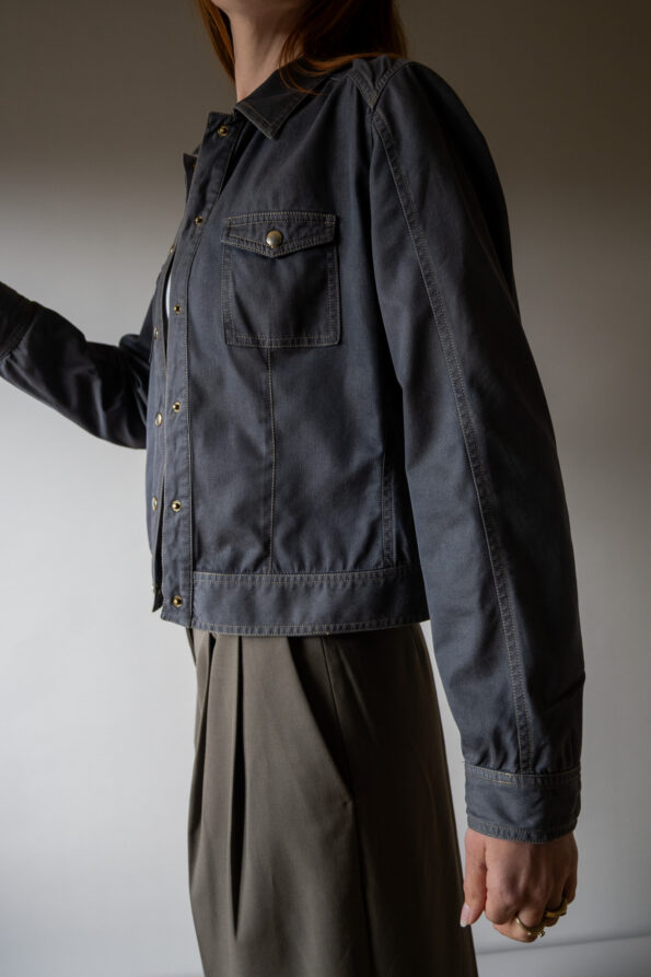 The washed grey denim jacket - Size up to 38 - Image 3