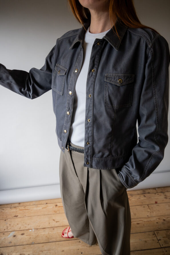 The washed grey denim jacket - Size up to 38 - Image 2