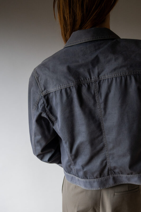 The washed grey denim jacket - Size up to 38 - Image 6