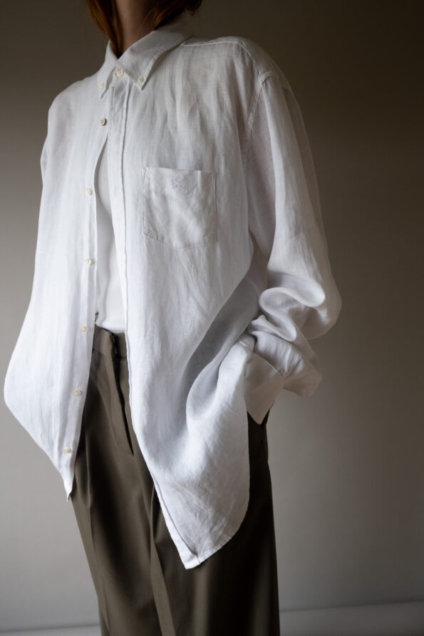 The 100% linen white shirt - Size up to L - Image 2