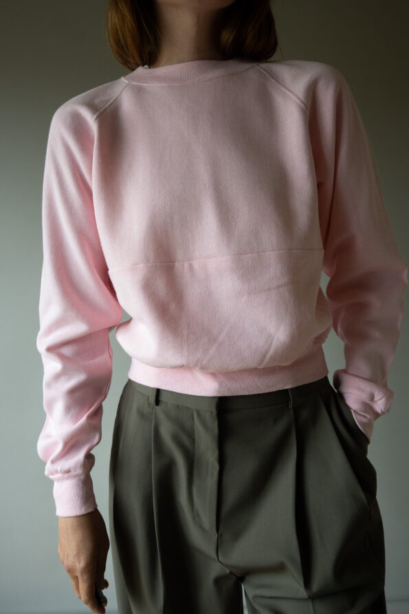 &II upcycled: The pastel pink sweat - Size up to 38
