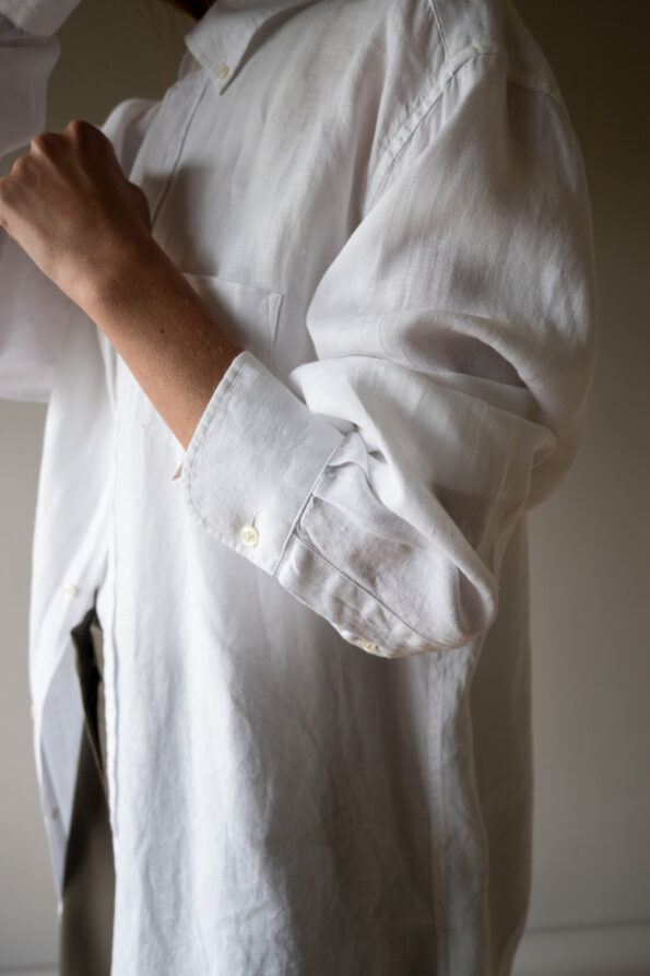 The 100% linen white shirt - Size up to L - Image 4