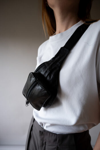 The black bum bag