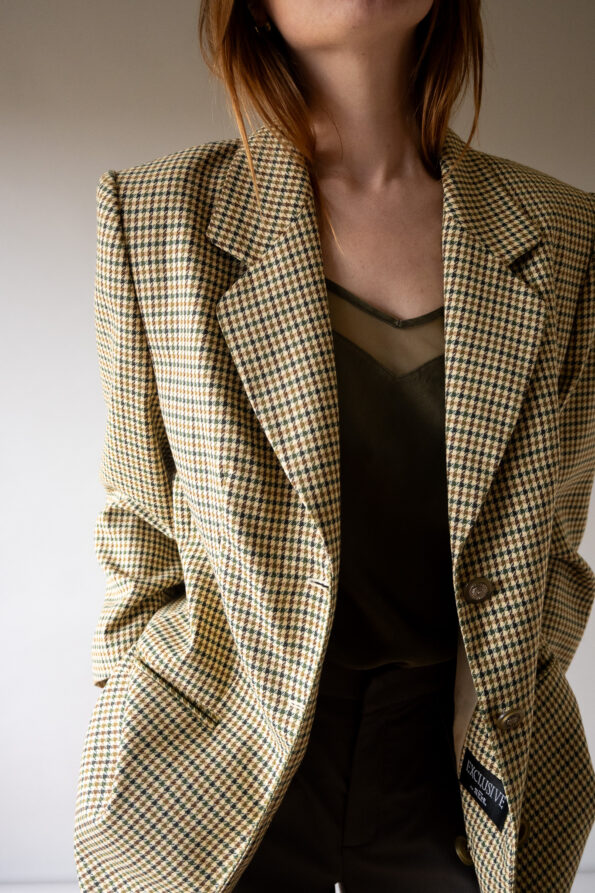 The silk camisole in dark olive - Size up to S - Image 3