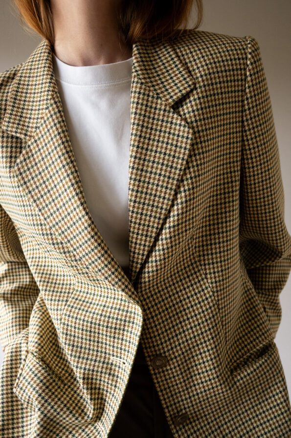 The checkered all time favorite blazer - Size up to 38