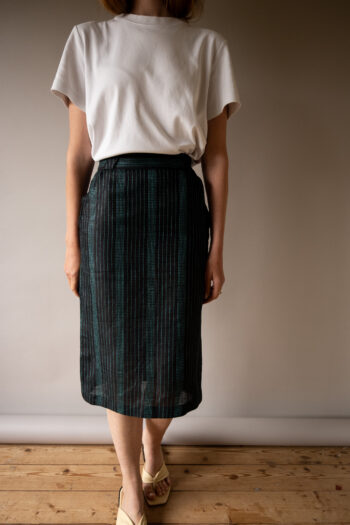 The GIANNI VERSACE woven pencil skirt - Size XS