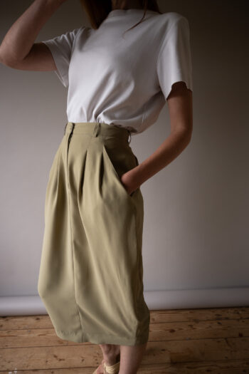 The Matcha green vintage ARMANI Skirt - Size XS