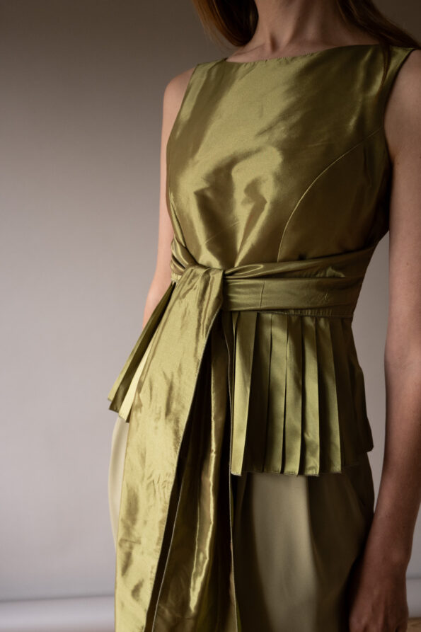The taffeta pleated top - Size up to S - Image 2