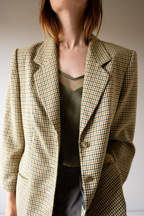 The silk camisole in dark olive - Size up to S - Image 5