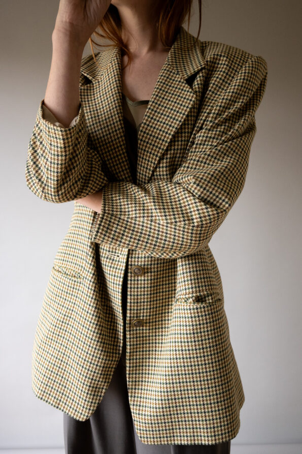 The checkered all time favorite blazer - Size up to 38 - Image 5