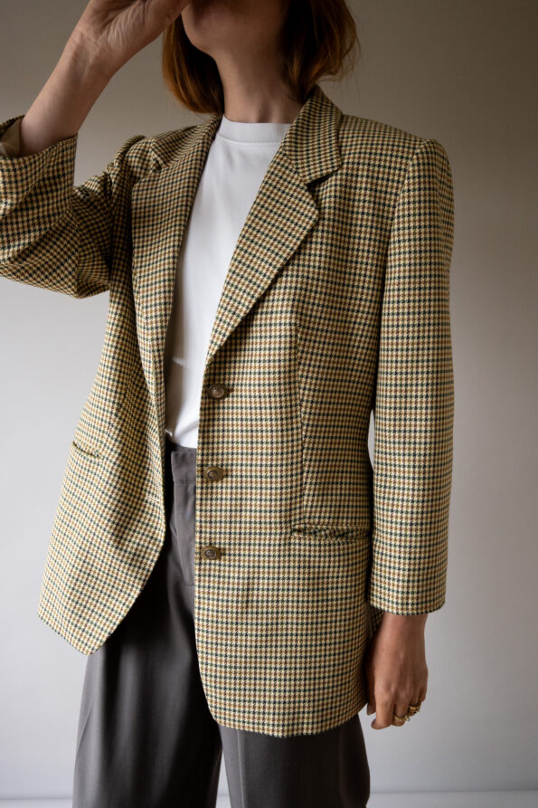 The checkered all time favorite blazer - Size up to 38 - Image 7