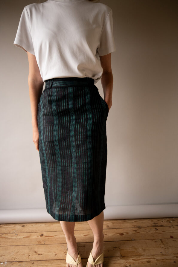The GIANNI VERSACE woven pencil skirt - Size XS - Image 6
