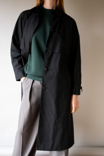 The black classic trench - Size up to M