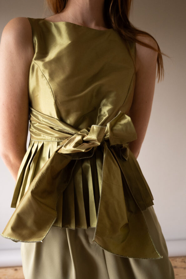 The taffeta pleated top - Size up to S - Image 7