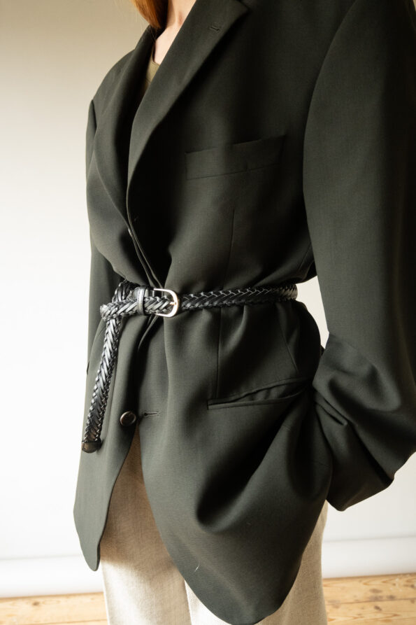 The deep green wool blazer - Size up to 40 - Image 4