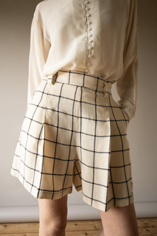 The checkered short - Size XS