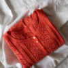 The cotton coral ajour cardigan - Size up to L - Image 4