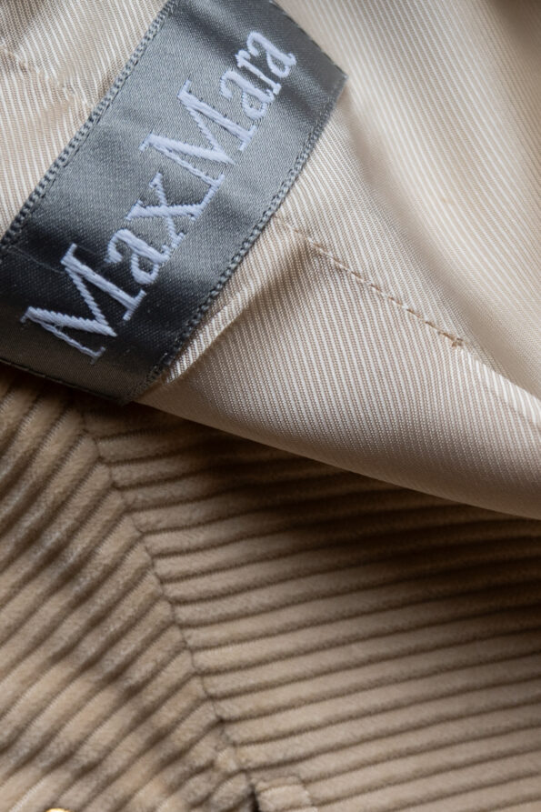 The corduroy MAXMARA blazer in cream - Size up to M - Image 3