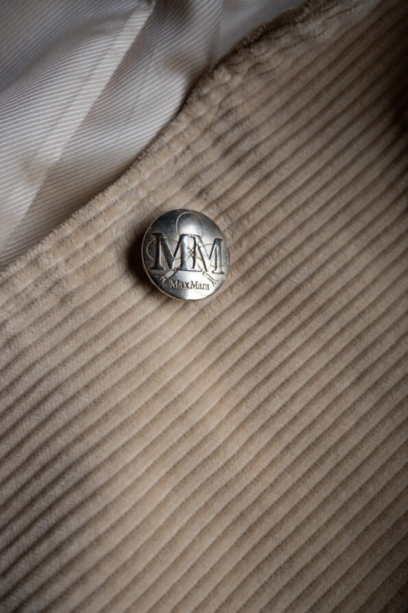 The corduroy MAXMARA blazer in cream - Size up to M - Image 4
