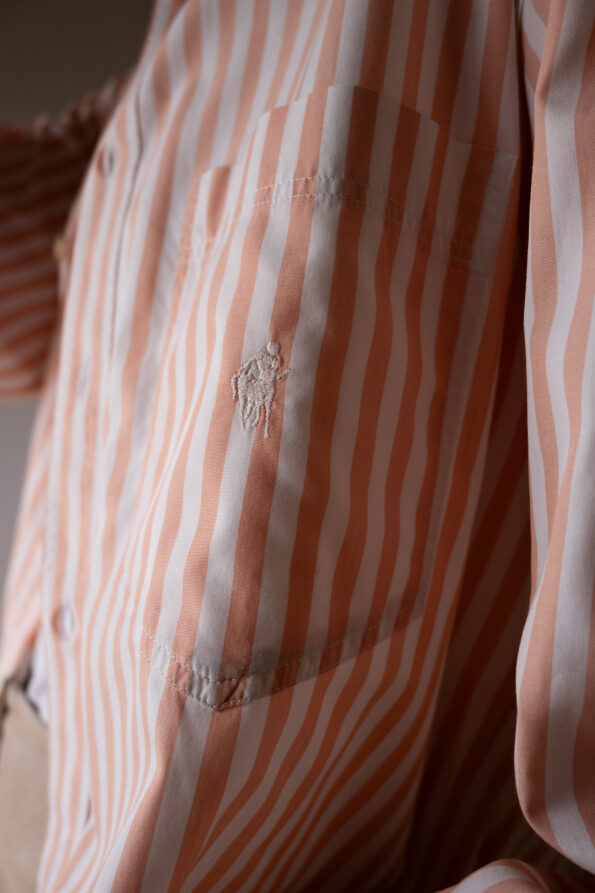 The cotton pink striped shirt - Size up to 38 - Image 6