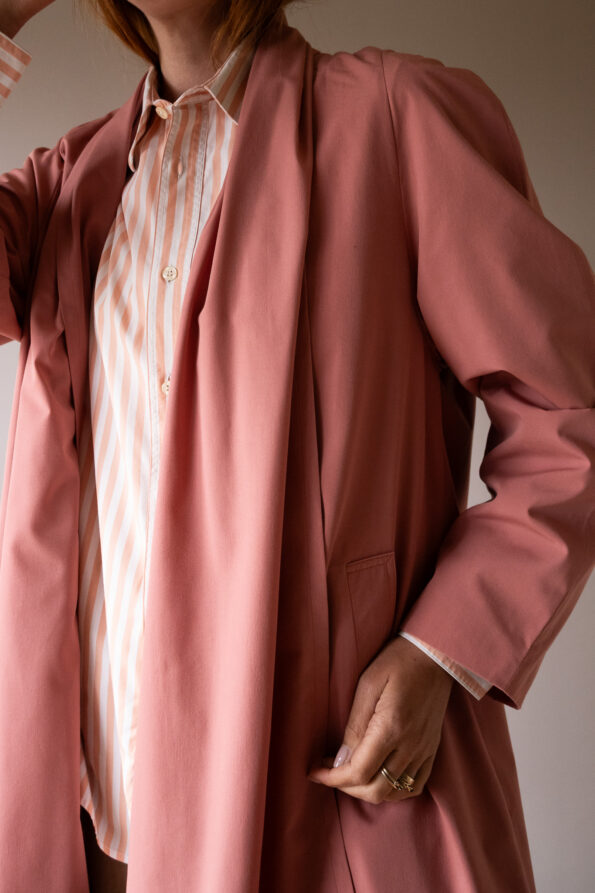 The blush pink wide coat - Size up to 40 - Image 7