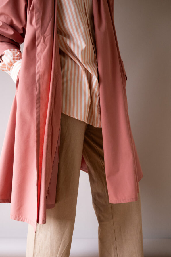 The blush pink wide coat - Size up to 40 - Image 6