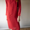 The 100% linen bright red dress - Size up to 36 - Image 4