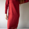 The 100% linen bright red dress - Size up to 36 - Image 2