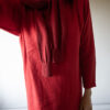 The 100% linen bright red dress - Size up to 36 - Image 3